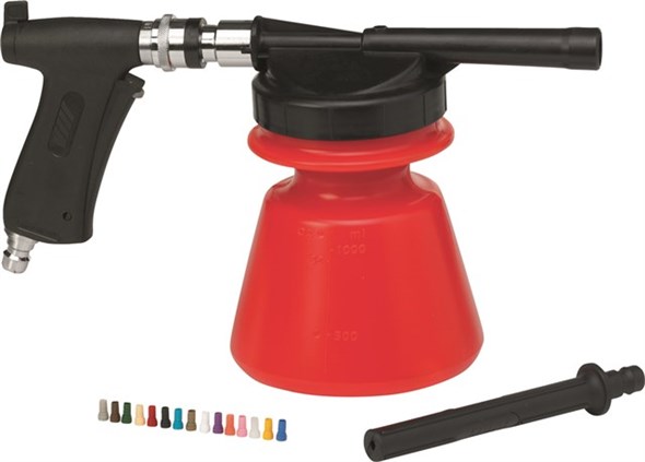 Vikan – Hygiene Foam Sprayer set Met afspuitlans  – ½" aansluiting – Rood –  1,4L