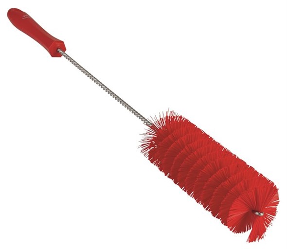Vikan – Hygiene – Pijpenborstel – Medium vezels – 510mm – Rood – Ø50mm