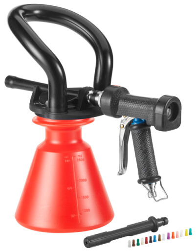 Vikan – Hygiene Ergo Foam Sprayer set – Met afspuitlans en combinatiepistool – Rood – 2,5 liter