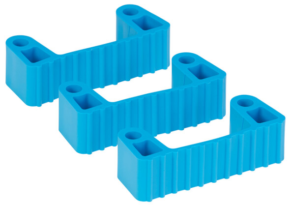 Vikan – Hygiene – Hi-Flex onderdelen – Voor ophangsysteem – Setje van 3 klembandjes – Kunststof – Blauw