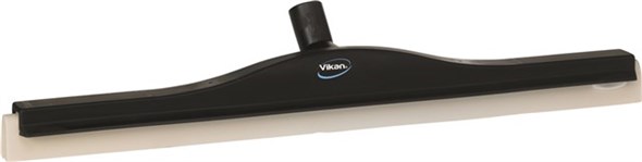 Vikan – Hygiene klassieke vloertrekker – Met vaste nek – Witte cassette – 600mm – Zwart