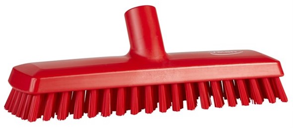 Vikan – Hygiene luiwagen – Met waterdoorvoer – Extra hard – 270mm – Rood