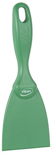 Vikan – Hygiene – Handschraper – Metal&x-ray detecteerbaar – Recht – Polypropyleen – Groen – 75mm