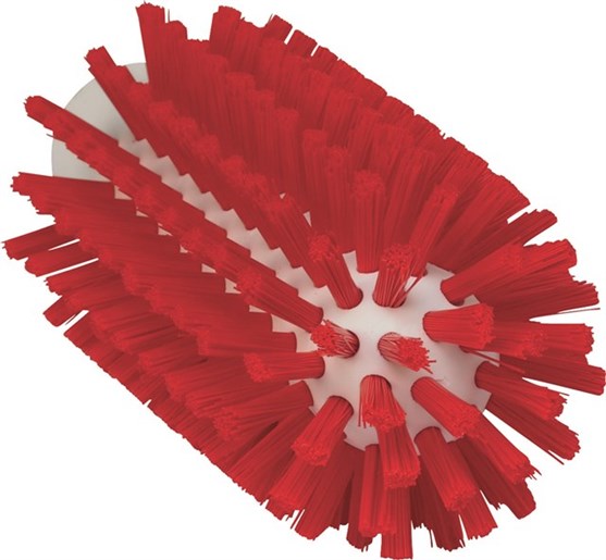 Vikan – Hygiene pijpenborstel – Harde vezels – Steelmodel – 150mm – Ø63mm – Rood