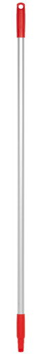 Vikan – Hygiene – Steel – Met schroefdraad – Aluminium – Rood -130cm