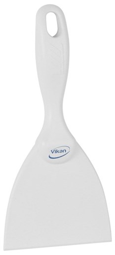 Vikan – Hygiene – Handschraper – Metal&x-ray detecteerbaar – Recht – Polypropyleen – Wit – 102mm