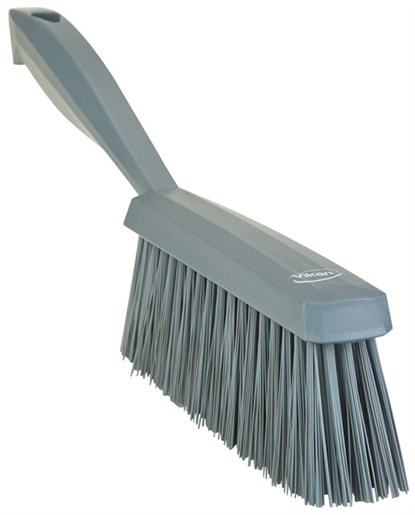 Vikan – Hygiene handveger – Medium vezels – 330mm – Grijs