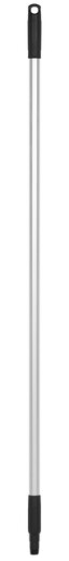 Vikan – Hygiene – Steel – Met schroefdraad – Aluminium – Zwart – 130cm