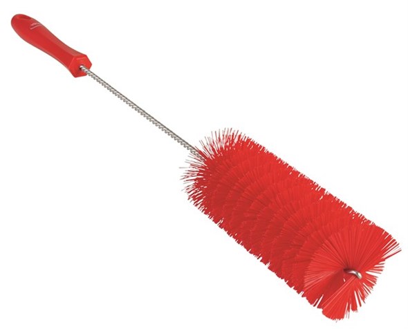 Vikan – Hygiene – Pijpenborstel – Medium vezels – 510mm – Rood – Ø60mm