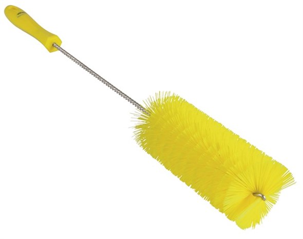 Vikan – Hygiene – Pijpenborstel – Medium vezels – 510mm – Geel – Ø60mm