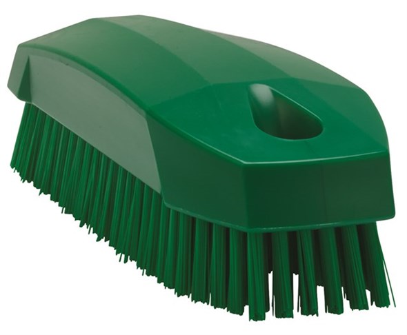 Vikan – Hygiene nagelborstel – Harde vezels – 130mm – Groen
