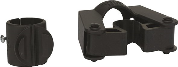 Vikan – Microfibre buis-steelklem Voor stelen Ø15-20mm – tbv Slimliner werkwagen – Zwart