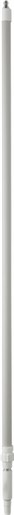 Vikan – Hygiene aluminium telescoopsteel – Met waterdoorvoer – 1600-2780mm – Ø32mm – Wit