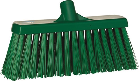 Vikan – Hygiene bezem – Extra Harde vezels – Groen – 30cm