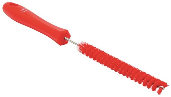 Vikan – Hygiene – Afvoerborstel – Harde vezels – Rood