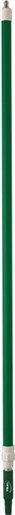 Vikan – Hygiene aluminium telescoopsteel – Met waterdoorvoer – 1600-2780mm – Ø32mm – Groen