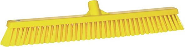 Vikan – Hygiene – Combiveger – Hard/Zachte vezels – 610mm – Geel