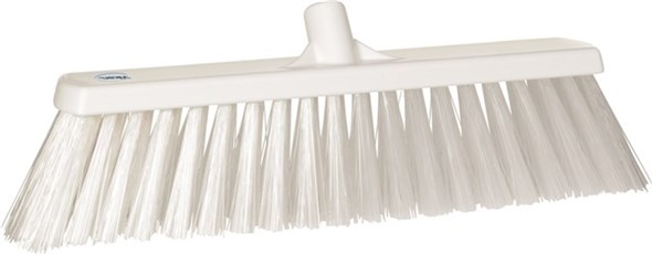 Vikan – Hygiene bezem – Extra Harde vezels – Wit – 47cm