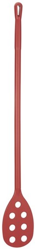 Vikan – Hygiene roerspatel – Met geperforeerd blad – Metal & x-ray detecteerbaar – Ø31mm – 1200mm – Rood