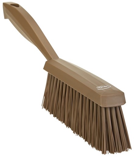 Vikan – Hygiene handveger – Medium vezels – 330mm – Bruin
