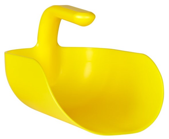 Vikan – Hygiene – Handschep – Ergonomisch – Polypropyleen – Geel – 2L