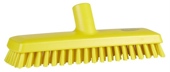 Vikan – Hygiene luiwagen – Met waterdoorvoer – Extra hard – 270mm – Geel