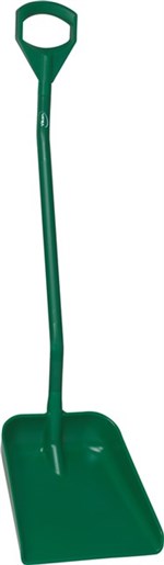 Vikan – Hygiene – Schep – Ergonomische steel – Groot blad – Polypropyleen – Groen