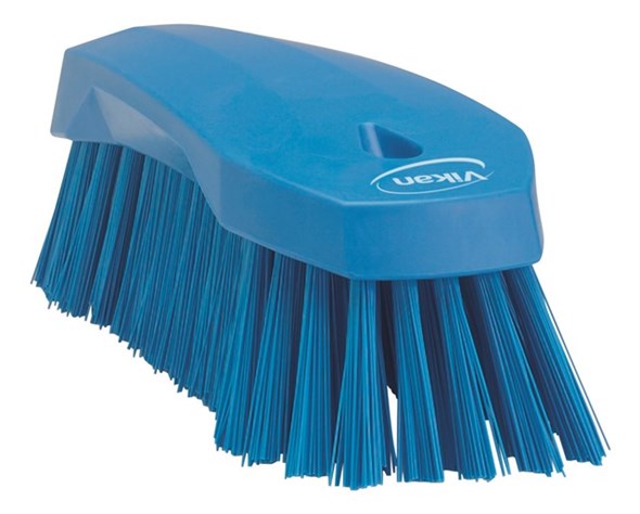 Vikan – Hygiene – Grote werkborstel – Harde vezels – Blauw