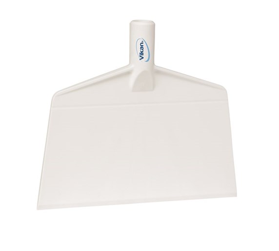 Vikan – Hygiene – Tafel- en vloerschraper – Nylon blad – Wit