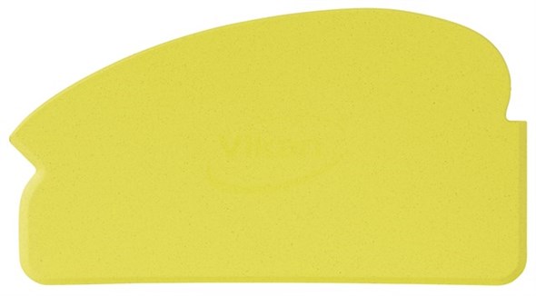 Vikan – Hygiene – Handschraper – Metal&x-ray detecteerbaar – Flexibel – Polypropyleen – Geel