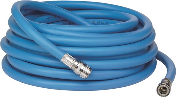 Vikan – Hygiene 93353 heetwater slangenset – 15m – FDA – max. 20 Bar – 70°C – Blauw