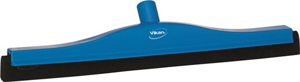 Vikan – Hygiene klassieke vloertrekker – Met vaste nek – Zwarte cassette – 500mm – Blauw