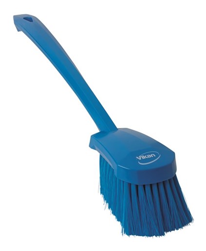 Vikan – Hygiene – Glazuurborstel/Bakkersborstel – Met lange steel – Zachte vezels – Blauw