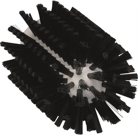 Vikan – Hygiene pijpenborstel – Medium vezels – Steelmodel – 155mm – Ø77mm – Zwart