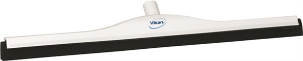 Vikan – Hygiene klassieke vloertrekker – Met vaste nek – Zwarte cassette – 700mm – Wit