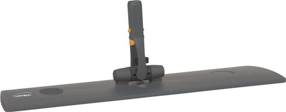 Vikan – Microfibre mopframe – 400mm – Met klittenband – Grijs