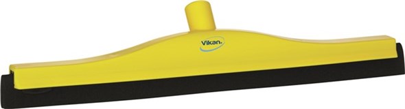 Vikan – Hygiene klassieke vloertrekker – Met vaste nek – Zwarte cassette – 500mm – Geel