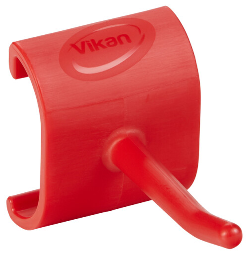 Vikan – Hygiene – Hi-Flex onderdeel – Voor ophangsysteem – Haakmodule voor rail – Kunststof – Rood