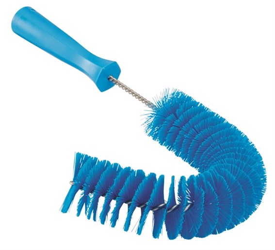 Vikan – Hygiene – Externe buizenborstel – Medium vezels – Blauw