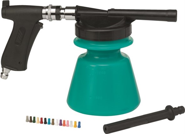 Vikan – Hygiene Foam Sprayer set Met afspuitlans  – ½" aansluiting – Groen –  1,4L