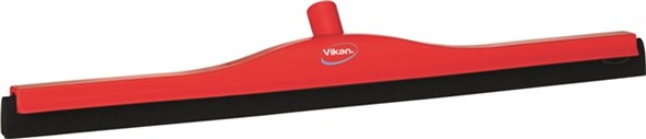 Vikan – Hygiene klassieke vloertrekker – Met vaste nek – Zwarte cassette – 700mm – Rood