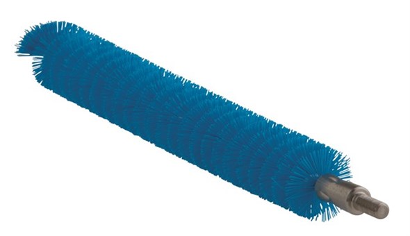 Vikan – Hygiene – Pijpenborstel – Voor flexibele kabel – Medium vezels – Blauw – 20mm