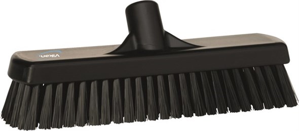 Vikan – Hygiene vloerschrobber – Hard – 305mm – Zwart