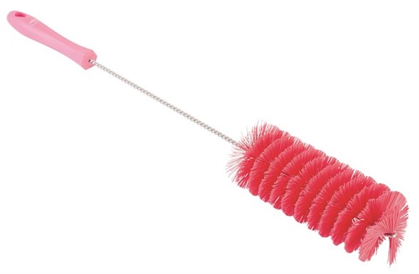 Vikan – Hygiene – Pijpenborstel – Medium vezels – 510mm – Roze – Ø60mm