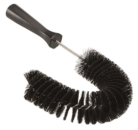 Vikan – Hygiene – Externe buizenborstel – Medium vezels – Zwart
