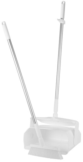 Vikan – Hygiene – Blikset – Met medium veger – Aluminium steel – Polypropyleen – Wit