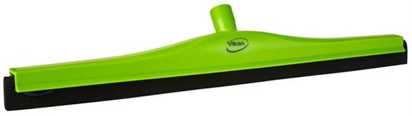 Vikan – Hygiene klassieke vloertrekker – Met vaste nek – Zwarte cassette – 600mm – Limoen