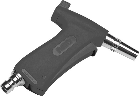 Vikan – Hygiene instelbaar waterpistool – Met 1/2" nippel – Max. 6 Bar – 40°C – Zwart