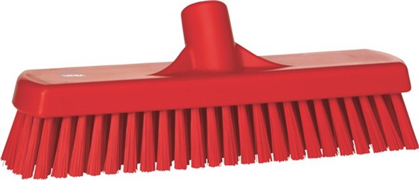 Vikan – Hygiene vloerschrobber – Hard – 305mm – Rood