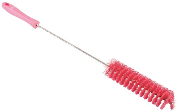 Vikan – Hygiene – Pijpenborstel – Harde vezels – Roze